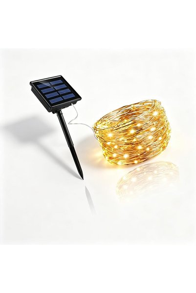 Generic Waterproof Solar Rope Light for Outdoor Decoration - 12m/39.4 FT 100 ...
