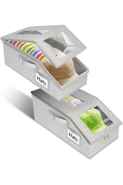 Generic Clothes Organizer, 2 Pack Drawer Organizers and Storage, Hat Storage ...