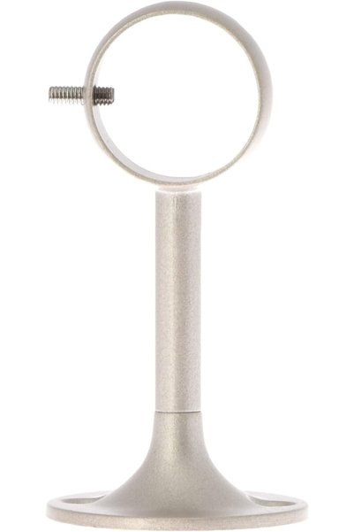 Generic Curtain Rod Ceiling-Mount Bracket, Set of 2, Silver Nickel