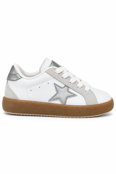 Pabuçland Unisex Rubber Sole, Lace-Up Casual Sneakers for Girls and Boys with...