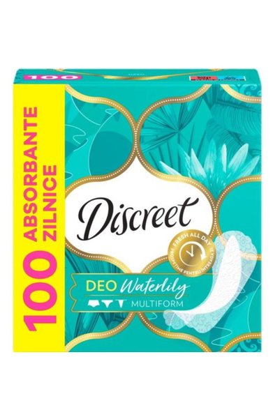 Discreet Αρωματικοί Καθημερινοί Απορροφητές - Deo Waterlily Multiform, 100 τεμ.