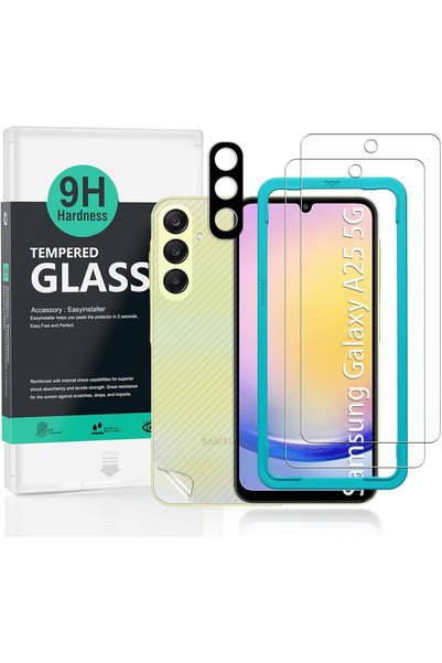 Generic 2 Pack Screen Protector For Samsung Galaxy A25 5G 6.5",9H Hardness Te...