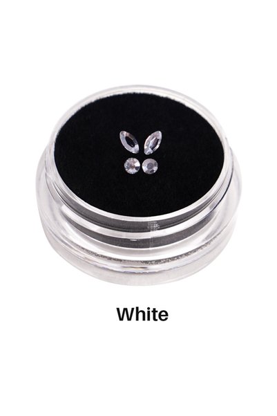 Choice White 1box 4Pcs/Box Dental Crystal Fashion Teeth Gems Butterfly Tooth ...