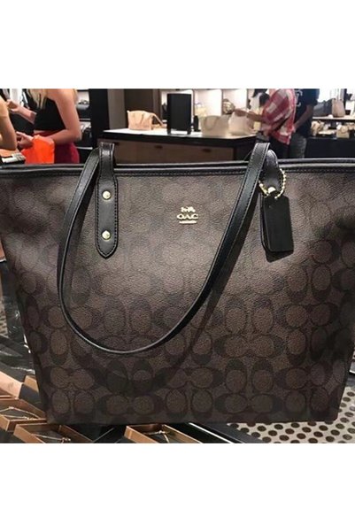 Generic Brand Tote Bag In Signature Canvas Women's Fashion Versatile Large Ca...