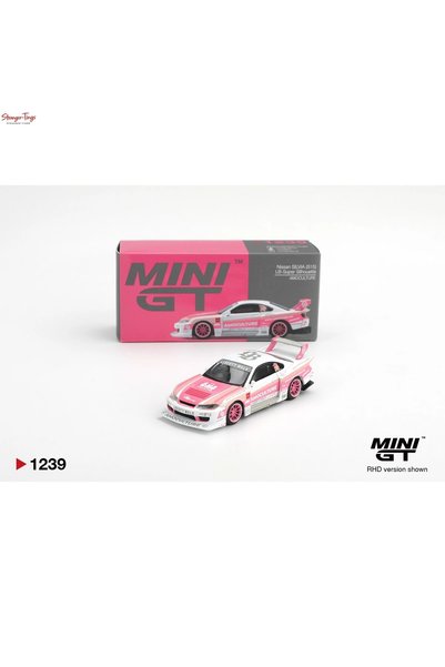 mini gt نيسان سيلفيا S15 LB-سوبر سيلويت AMOCULTURE MGT01239 نموذج سيارة بمقيا...