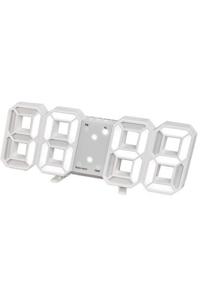 Generic ساعة حائط رقمية ثلاثية الأبعاد LED من ECVV، ساعات مكتبية، أرقام كبيرة...