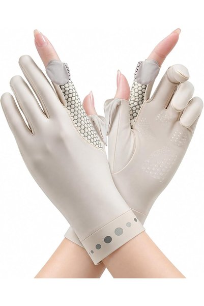 Generic Sun Protective Gloves Women UPF 50+, قفازات حماية من الشمس قفازات قيا...
