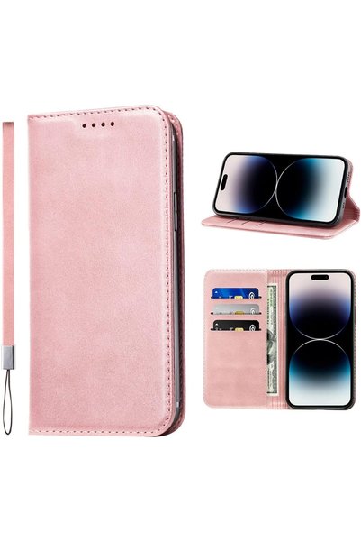 Generic cover for iPhone 14 Pro Max Flip Case PU Leather Wrist Strap Wallet C...