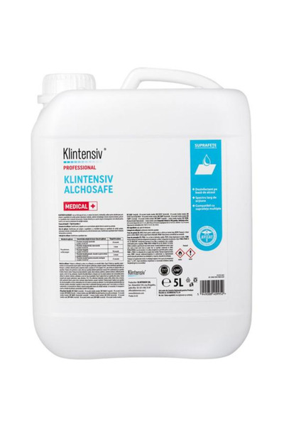 KLINTENSIV Dezinfectant pe bază de alcool - Alchosafe Medical profesional, 50...