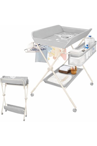 Generic Portable Baby Changing Table, Foldable Diaper Changing Station with 3...