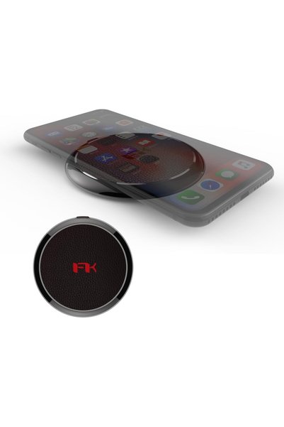 HANEL Kablosuz Şarj Aleti 15W | Qi Wireless Charging Pad | iPhone, Samsung ve Android Uyumlu | USB-C Giriş