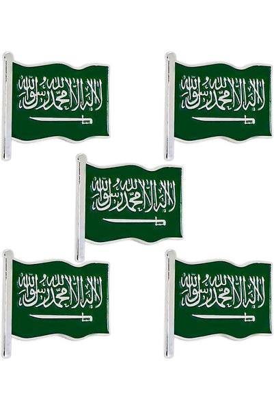 Generic 10pcs/5pcs Saudi Arabia Flag Pins KSA Flag Enamel Made Lapel Pins Kin...