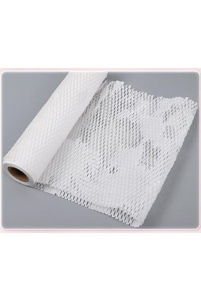 Generic ورق تغليف على شكل خلية النحل، لفة بطول 50 سم × 10 ياردات باللون الأبي...