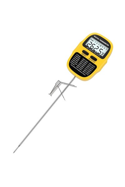 Generic ThermoPro Candy Thermometer with Pot Clip, 9.4" Instant Read Probe, I...