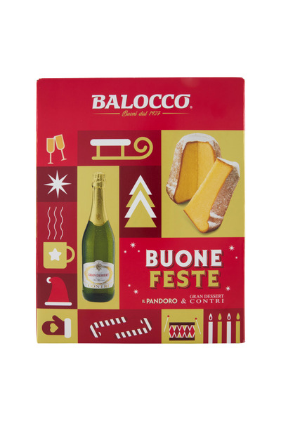 Balocco SARBATORI FERICITE PANDORO 1 BUC
