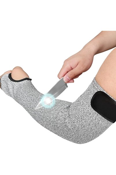 Generic Cut Resistant Sleeves Arm Work Protection Safety in EN388 Level 5 Sle...