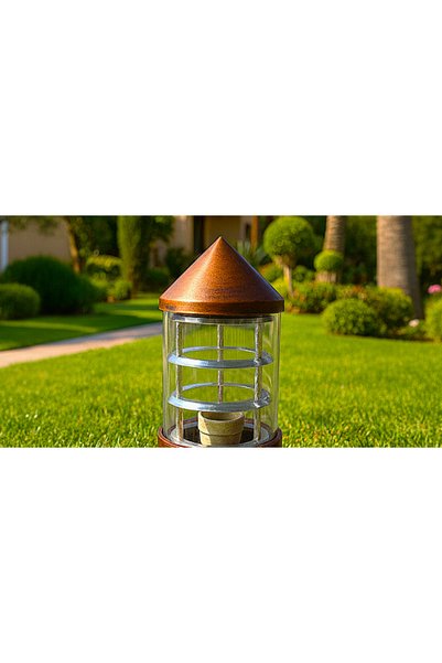 Generic Brand 23cm copper garden lantern