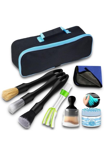 Generic 7PCS Car Brush Set, Various Hardness Options for Brushes, Natural Cle...