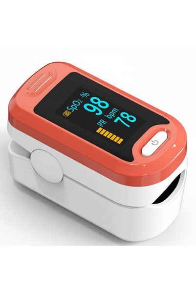Choice Orange Set Finger Oximeter Digital Fingertip Clip Pulse Oximeter Blood...