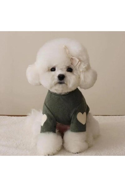 Choice S dark blue Love Winter Warm Pet Dog Clothes Base Shirt Cute Love Bear...