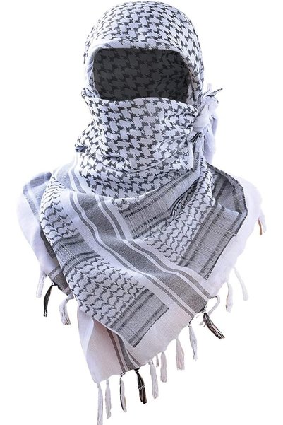 Generic Military Shemagh Tactical Desert Scarf / 100% Cotton Keffiyeh Scarf W...