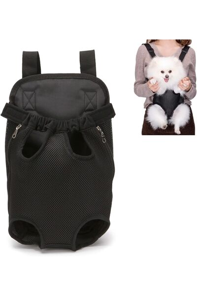 Generic Pet Carrier Backpack, Lightweight Soft Mesh Breathable, Front Legs Ou...