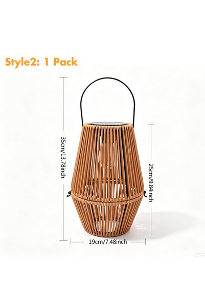 Choice Style2 Solar Lanterns Outdoor Waterproof Hanging Solar Lanterns LED Ga...