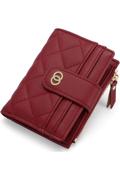 Generic Small Wallet for Women, Slim Bifold PU Leather Holder Wallets with ID...