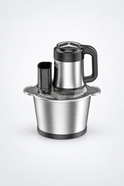 BLACK Mărunțitor pentru alimente, Bază antiderapantă, Bol din inox, 3,5 L, 12...