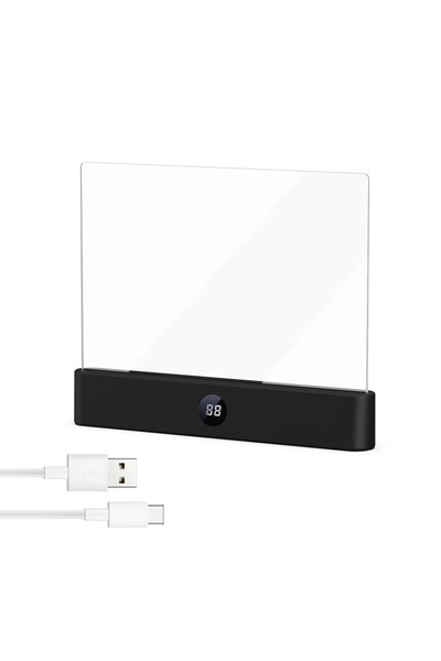 Choice black LED Flat Panel Book Light Eye Protection Night Vision Reading La...