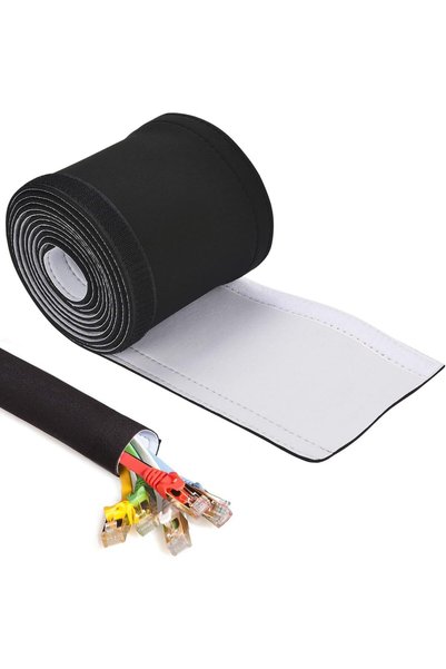 Generic 1 Meter Cable Sleeves Neoprene Cord Organizer Management for TV USB P...