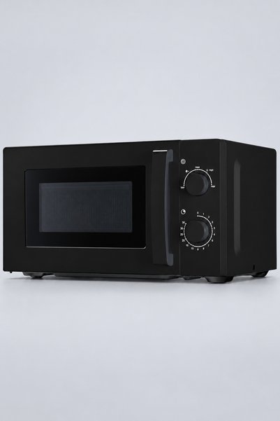 BLACK Cuptor cu microunde, Negru, 5 Niveluri de Putere, 20 L, 600 W