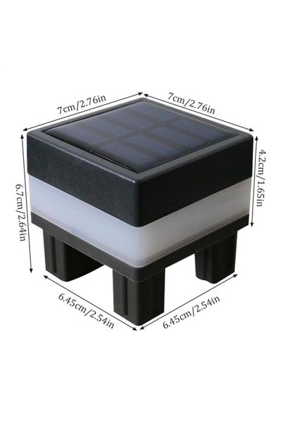 Choice Changeable Solar Pole Lights 2 Color Garden Solar Porch Lights Solar C...