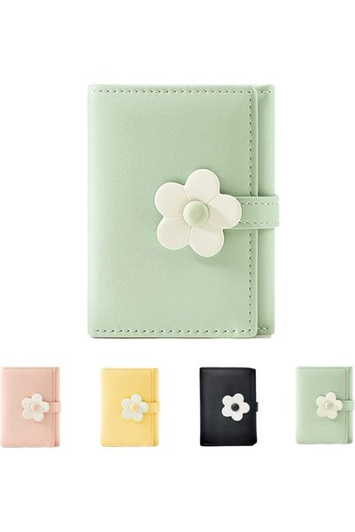 Generic Small Wallet for Girls Women Tri-folded Wallet Cash Pocket flowers Pr...