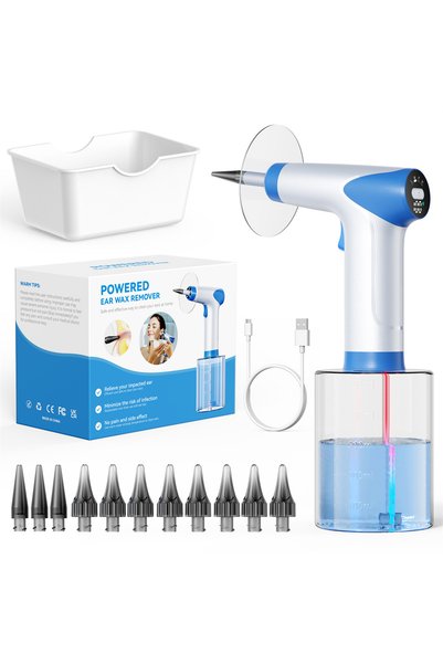 Choice Blue White Large Capacity Ear Wax Removal Kit 500ML Ear Cleaning Tool ...