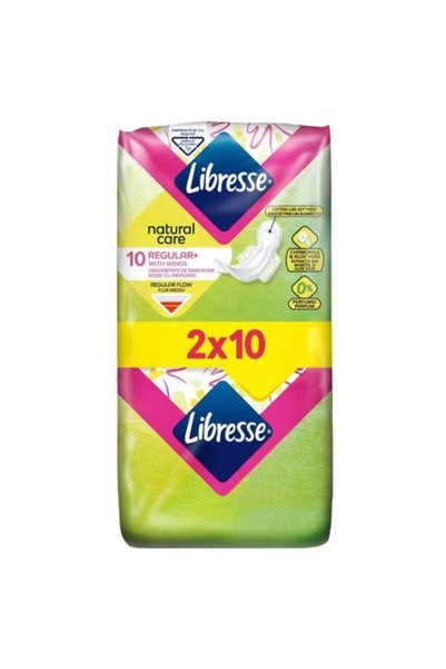 Libresse Absorbante Naturale fara Parfum - Care 0% Perfume Ultra Normal, 20 buc