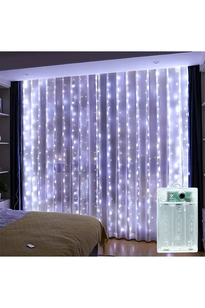 Choice ستارة إضاءة LED بيضاء 3Mx3M 300LED لتزيين حفلات الزفاف الخارجية وديكور...