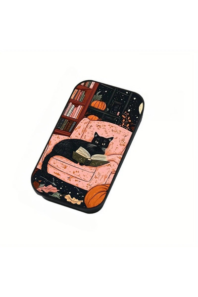 Choice 1PC Retro Black Cat Metal Matchbox, Smooth Sliding-Lid Storage Box, We...