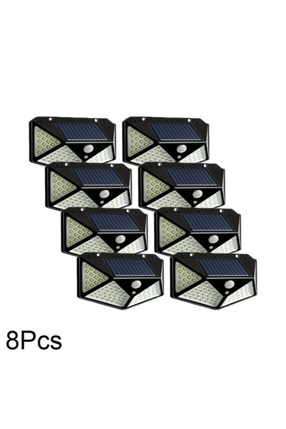 Choice 8 قطع 1~8 قطع 100LED أضواء شمسية مع 270 °   مستشعر حركة بزاوية واسعة، ...