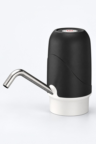 BLACK Pompă Electrică pentru Bidon BLACK, Furtun de 50 cm, 800 mAh, USB-C