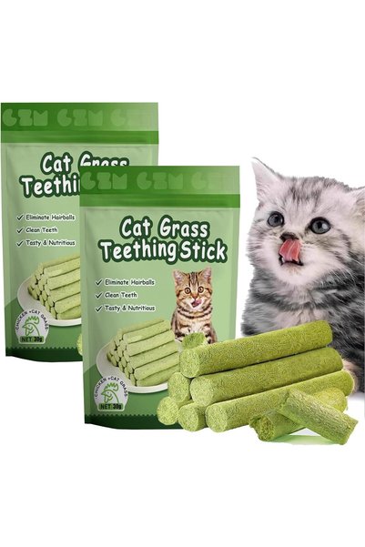 Generic Cat Toys Cats Grass Treat Catnip Toy with Silvervine for Indoor Kitte...