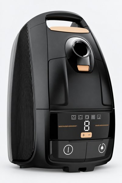 BLACK Aspirator cu sac, Filtru HEPA și Cablu 7 m, 5 L, 2400 W