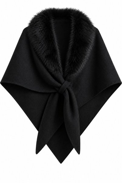 Laluvia Schwarze Fellbalaklava - 9090