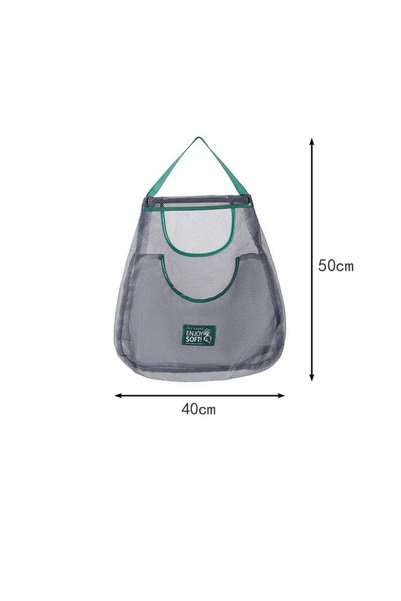 Choice king-size double bag Reusable Hang Mesh Storage Bag With Smooth Edge‑W...