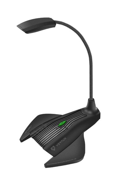 VERTUX Gaming Microphone, Professional Anti-Vibration Omnidirectional USB Com...