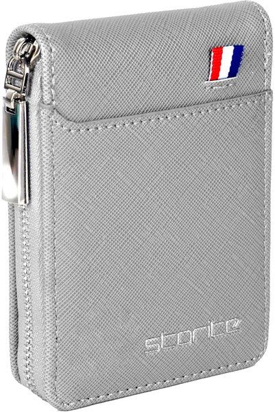 Generic PU Leather 9 Slot Vertical Credit Debit Card Holder Money Wallet Zipp...