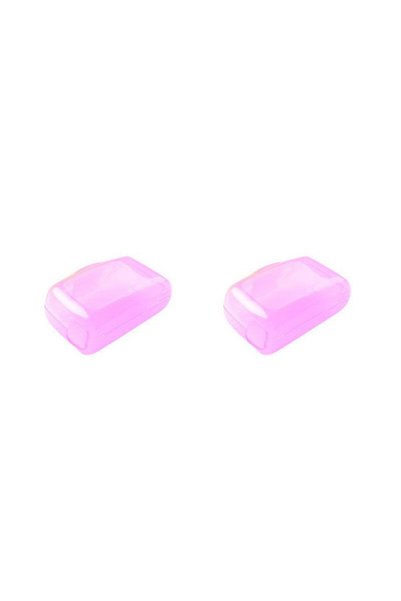 Choice pink 2pcs 1/2pcs Travel Toothbrush Head Covers Toothbrush Protector Ca...
