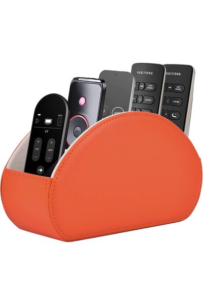 Generic Remote Control Holder,TV Remote Caddy/Box with 5 Compartments,Bedside...