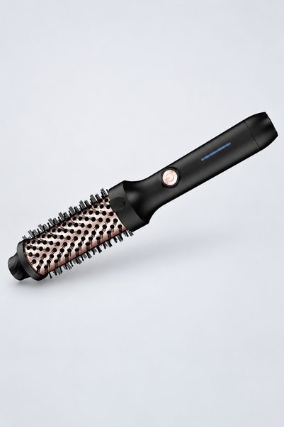 BLACK Perie termică pentru coafare, Oprire automată, Încălzire PTC, 38 mm, 60 W