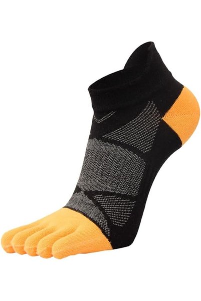 Generic Men Toe Socks Five Finger Cotton Wicking Athletic Running Socks for S...